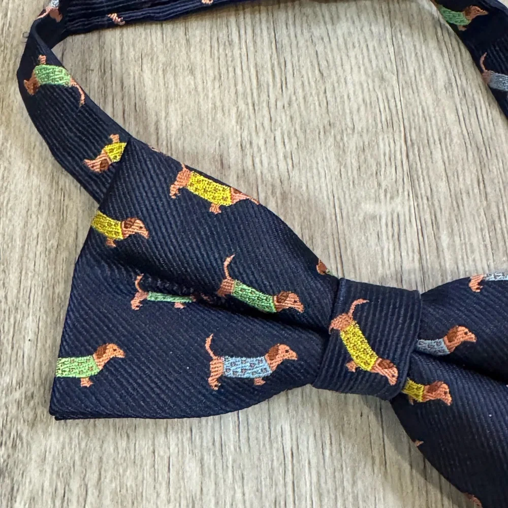 Little Boys Tie And Bowtie Lot Purple Black Green Multicolor
